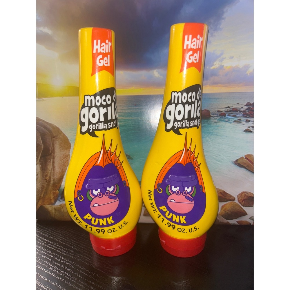Moco de Gorila Punk Hair Gel‎ Beast Hold Maximum Hold 11.99 oz Pack of 2